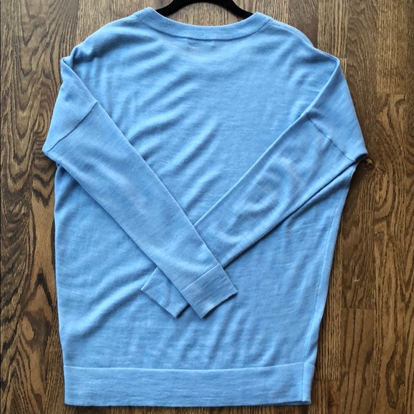 Jcrew merino wool light blue sweater - Picture 4 of 5